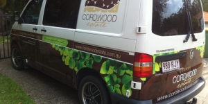 Cordwood Estate Van Wrap