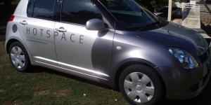 Hotspace Small Car Wrap