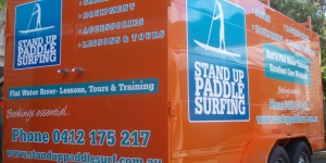 Stand Up Paddle Boarding Trailer Signage