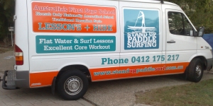 Stand Up Paddle Van Signage