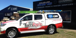Tim Payne Car Signage
